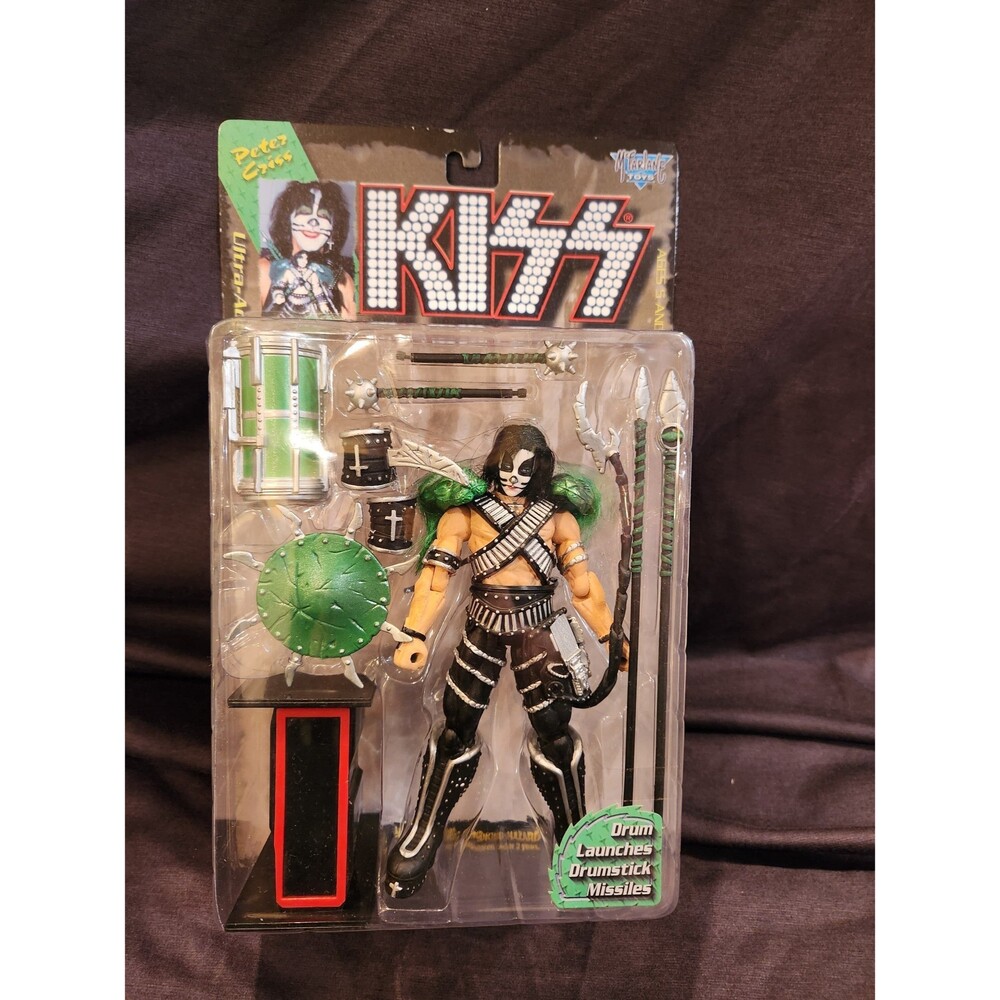 KISS 1997 Collectible Toy Figurine from Psycho Circus Peter Criss, Drummer